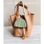 LOUIS VUITTON Grassland Yazuma Pumpkin Zero Wallet Pendant, Pumpkin Zero Wallet